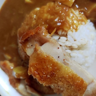 パリパリチキンのカレーライス